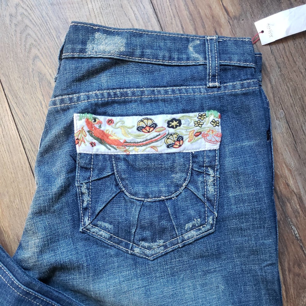 Joes Jeans Floyd Vintage Line 1971 cute pockets flare mid rise womans size 30 - Picture 10 of 14